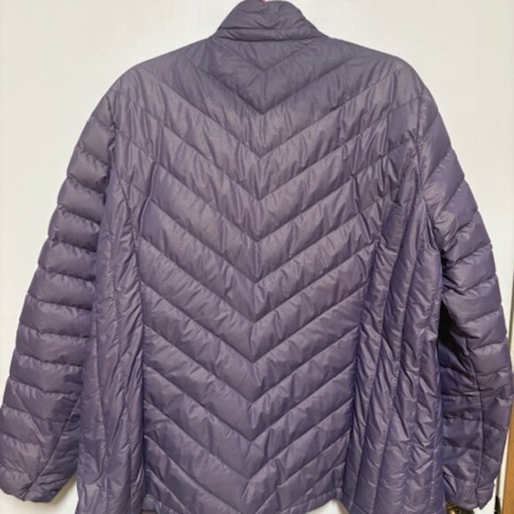 32 Degree Heat Puffer Womens Purple Jacket Down Filled Full Zip. Sz. 1X - Picture 4 of 4